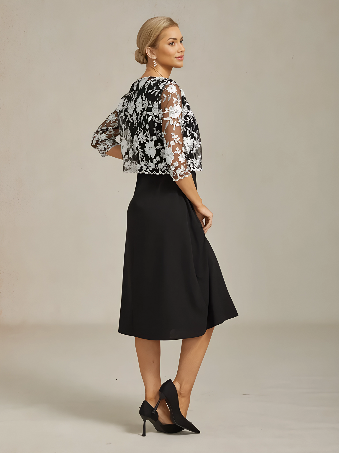 Short Floral Lace Jacket