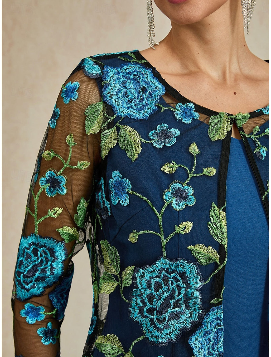 Short Floral Lace Jacket