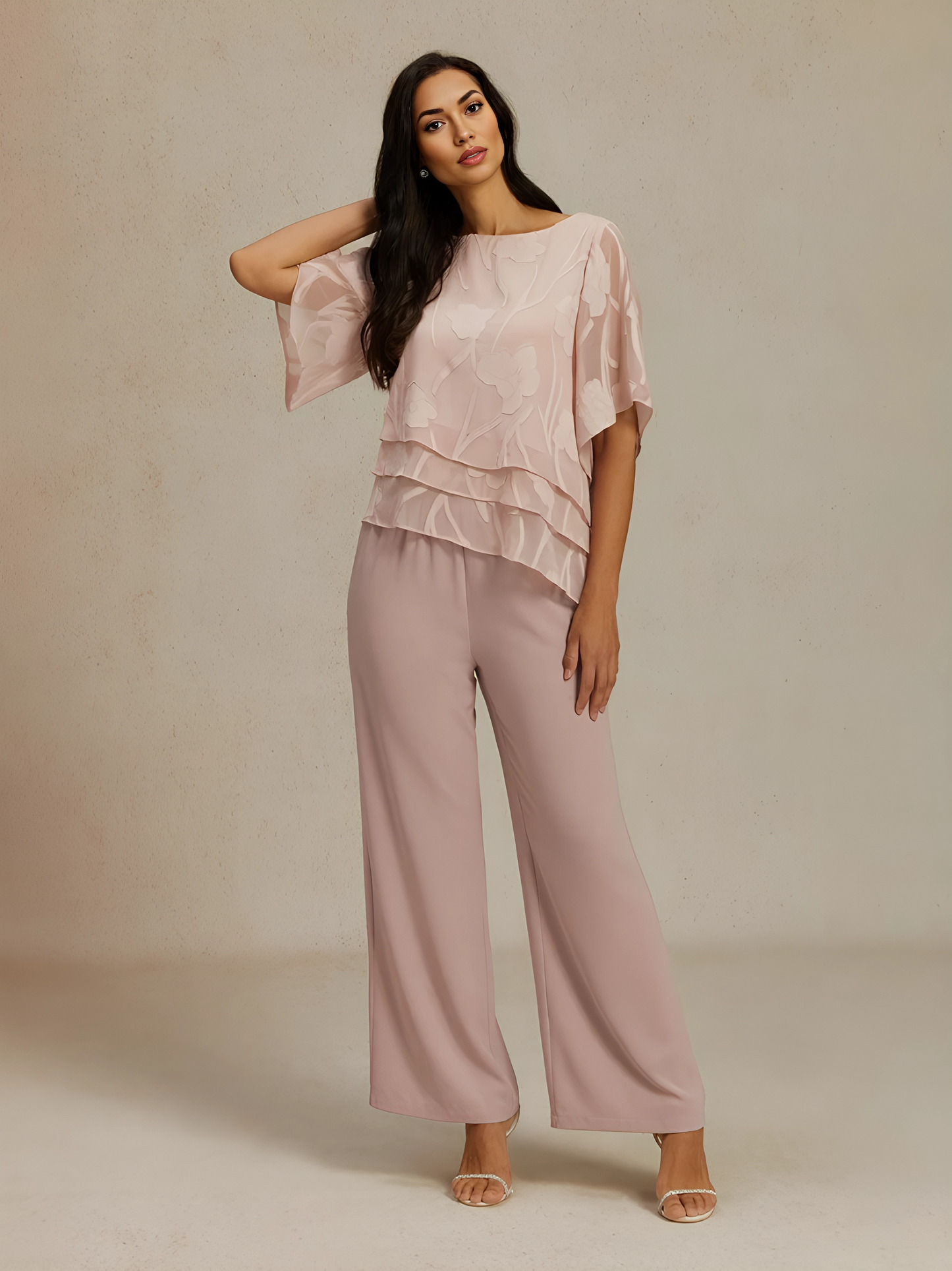 Chiffon Floral Layered Blouse