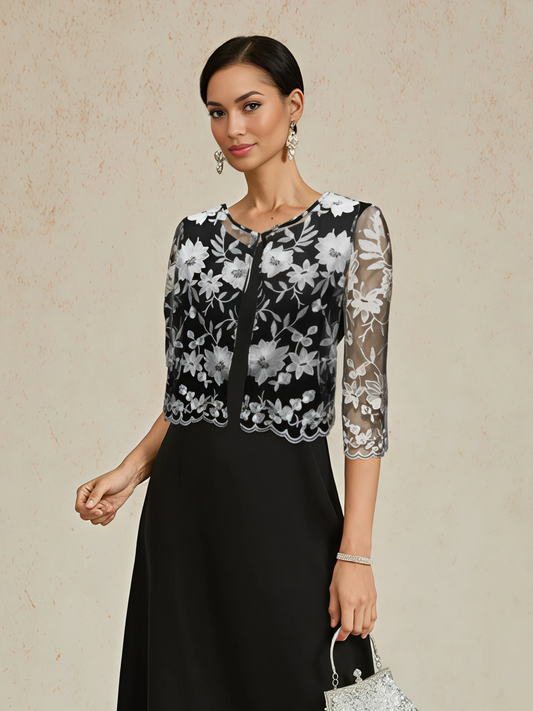 Short Floral Lace Jacket