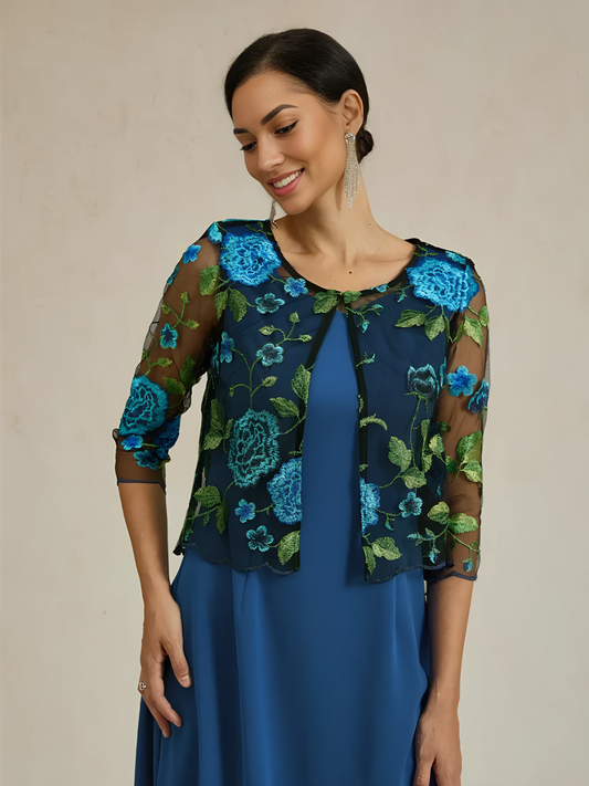 Short Floral Lace Jacket