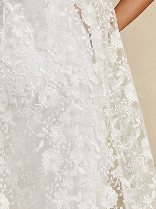 Short Floral Lace Jacket